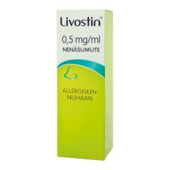 LIVOSTIN nenäsumute, suspensio 0,5 mg/ml 15 ml