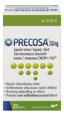 PRECOSA kapseli, kova 250 mg 20 kpl