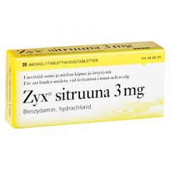 ZYX SITRUUNA 3 mg imeskelytabl 20 fol