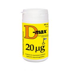 D-max 20 mikrog  90 tabl