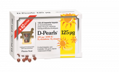 D-PEARLS 125 MIKROG  EXTRAPAKKAUS 120+40 KAPS 