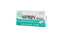 ASPIRIN 500 mg tabl 50 fol